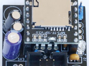 Bauteile für die Bestückung der Platine 501