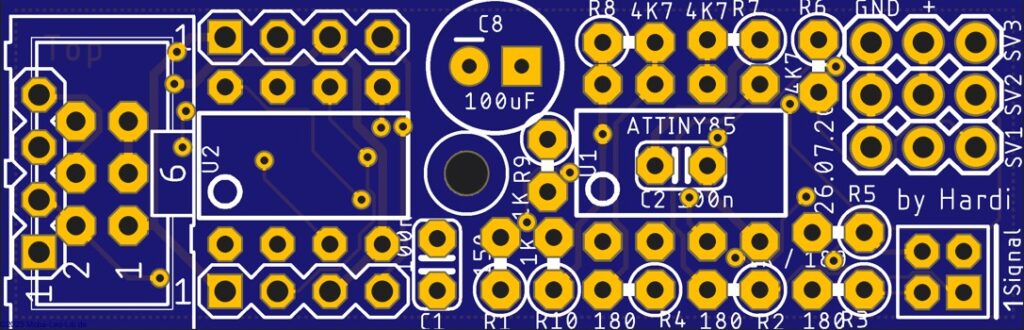 Modul WS2811 Servo LED