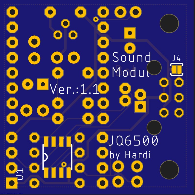 Platine „Sound-Modul JQ6500-3“
