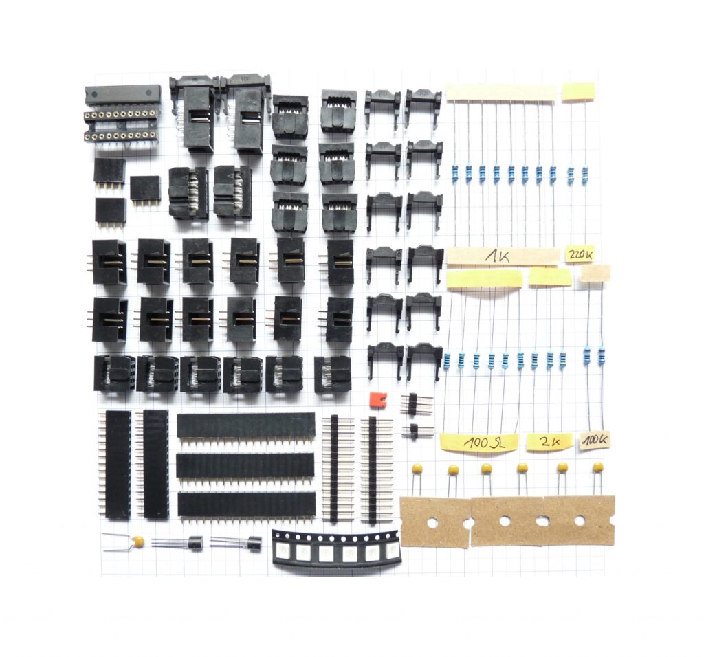 Bauteile für die Bestückung der Platine "ESP32 Adapter für DCC (110)"