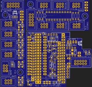 ESP32 - Adapterplatine für die Hauptplatine