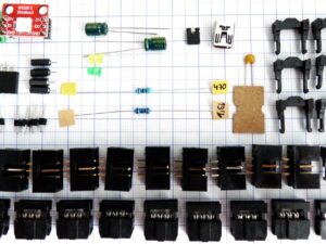 Bauteile für die Bestückung der Platine "Universal Verteiler ALF (282)"