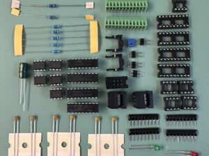 Bauteile für die Bestückung der Platine 522