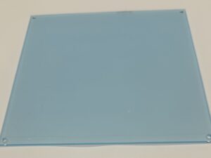 Plexiglasfront WordClock Anzeige