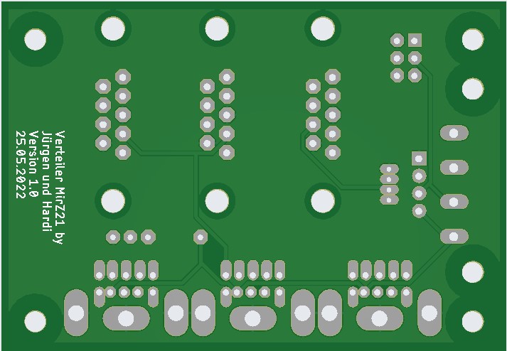 Verteilerplatine für die MirZ21 (121)