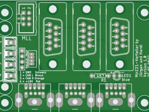 Verteilerplatine für die MirZ21 (121)
