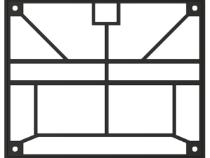 Rahmen für Platine 220