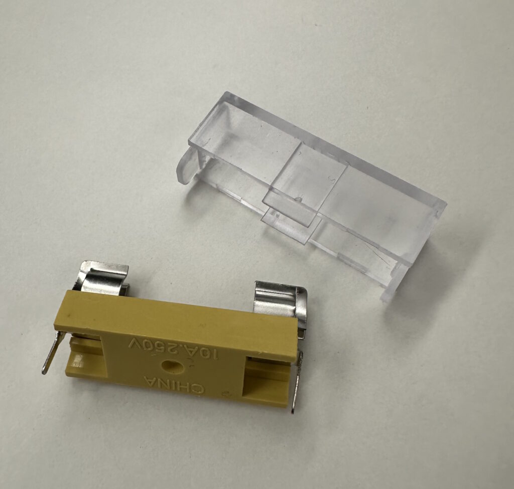 Sicherungshalter 6x30 mit Kappe