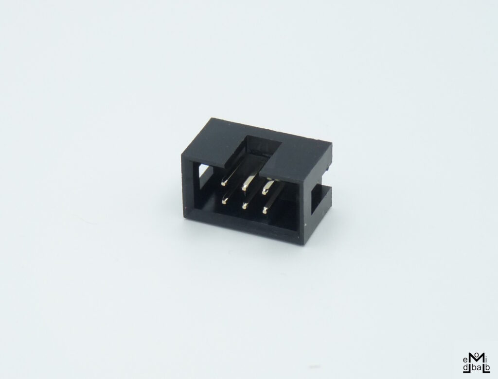 Wannenstecker, 6-polig, gerade