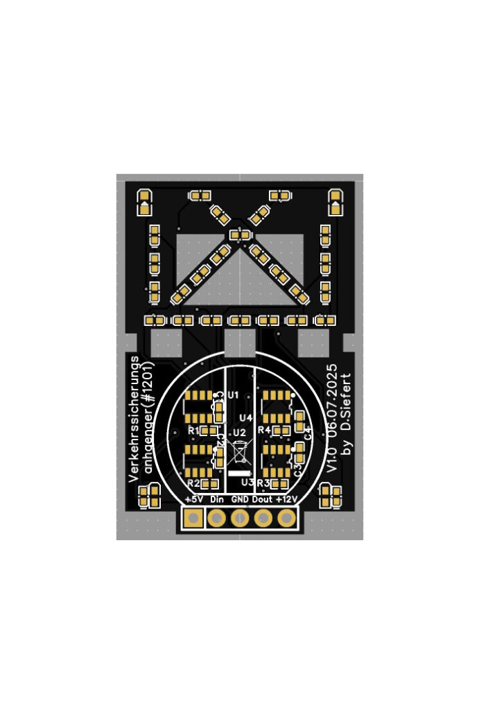 Platine Verkehrssicherungsanhänger (1201)