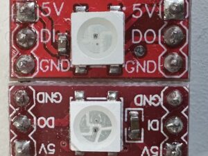 10x BreakOut WS2812B 5V RGB - mangelhaft -